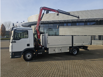 Tipper, Crane truck MAN TGL 10.220: picture 3