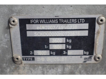 Car trailer Ifor Williams WILLIAM 2HB 2 Axel Trailer, 2.856 kg Capacity, Inc: picture 5