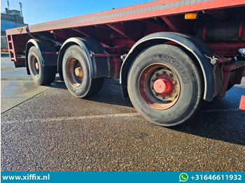 Dropside/ Flatbed semi-trailer Broshuis 3-ass. Vlakke dubbel 2x uitschuifbare oplegger: picture 5