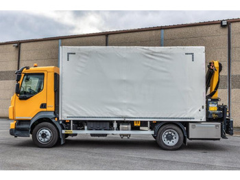 Curtainsider truck, Crane truck Volvo FL 210+PK 7001 K - 6340 Km's: picture 2