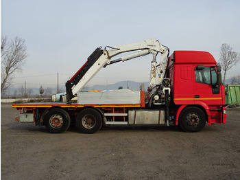 Dropside/ Flatbed truck, Crane truck IVECO EUROSTAR 240E42 BONFIGLIOLI P30500XL: picture 4 Dropside/ Flatbed truck, Crane truck IVECO EUROSTAR 240E42 BONFIGLIOLI P30500XL: picture 4