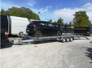 Autotransporter trailer Cartrailer 3500 easyload knicklader 855x205cm Tridem 14" 3500kg für 2 PKW Modell 21: picture 4