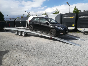 Autotransporter trailer Cartrailer 3500 easyload knicklader 855x205cm Tridem 14" 3500kg für 2 PKW Modell 21: picture 5