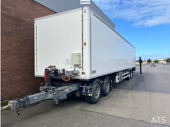 Closed box trailer Container trailer Chereau CSD2 with Dolly: picture 2