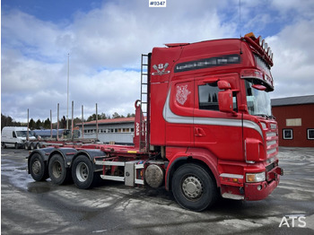 Hook lift truck Scania R500 Tridem Hooklift (VIDEO): picture 2