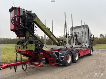 Volvo FH64 R Timber truck, trailer and crane on lease Volvo FH64 R Timber truck, trailer and crane: picture 2