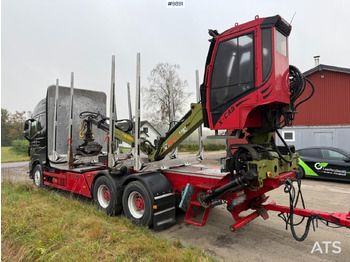 Volvo FH64 R Timber truck, trailer and crane on lease Volvo FH64 R Timber truck, trailer and crane: picture 3