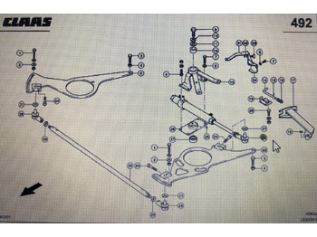 Hydraulic cylinder CLAAS