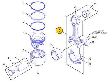 Connecting rod CATERPILLAR