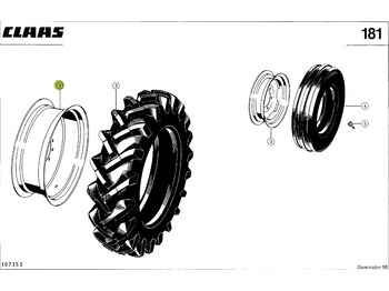 Wheel and tire package CLAAS