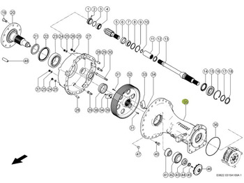 Front axle JAGUAR