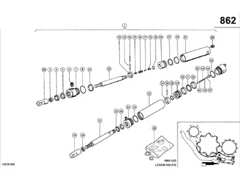 Hydraulic cylinder CLAAS