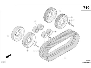 Undercarriage parts CLAAS