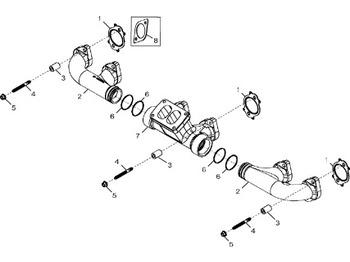 Exhaust manifold JOHN DEERE