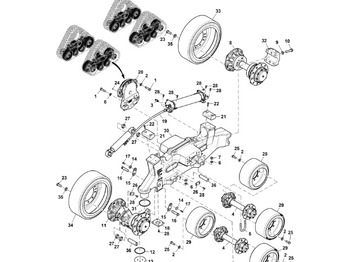 Undercarriage parts JOHN DEERE