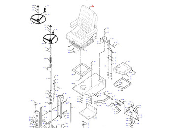 Seat for Agricultural machinery Massey Fergusson MF 30 32 - siedzenie fotel operatora D45939700: picture 2