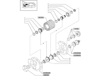 Gearbox and parts NEW HOLLAND