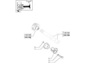 Wheel hub NEW HOLLAND