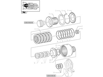 Clutch and parts NEW HOLLAND
