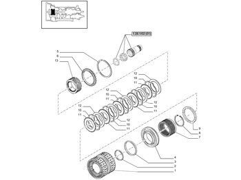 Clutch and parts NEW HOLLAND