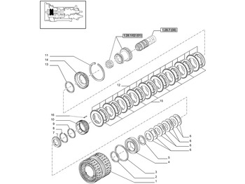 Clutch and parts NEW HOLLAND