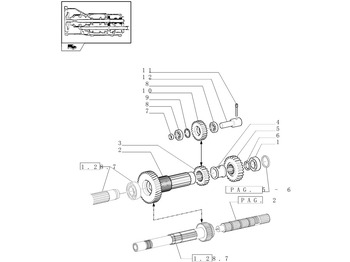 Gearbox and parts NEW HOLLAND