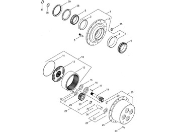 Wheel hub NEW HOLLAND