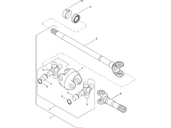 Drive shaft NEW HOLLAND