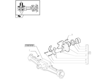 Axle and parts NEW HOLLAND