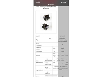 Engine and parts YANMAR