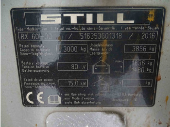 Electric forklift STILL RX60-30: picture 2