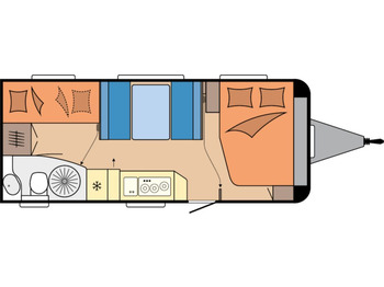 Caravan Hobby De Luxe 545 KMF 2026 3er Autark Backofen uvm.+: picture 2 Caravan Hobby De Luxe 545 KMF 2026 3er Autark Backofen uvm.+: picture 2