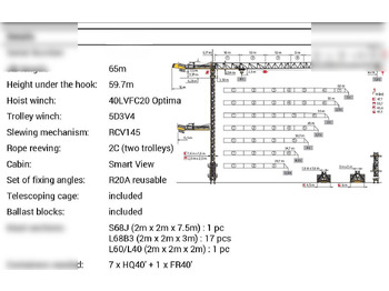 2023 POTAIN MCT188 on lease 2023 POTAIN MCT188: picture 2 2023 POTAIN MCT188 on lease 2023 POTAIN MCT188: picture 2
