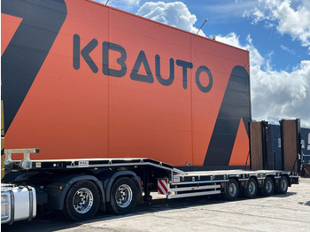 Low loader semi-trailer