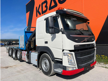 Dropside/ Flatbed truck, Crane truck Volvo FM 460 8x2*6 HIAB 302E-6 / PLATFORM L=6721 mm: picture 4