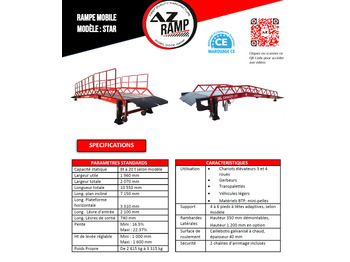 New Loading ramp AZ RAMP STAR- 10T-ZR mobile loading ramp: picture 2