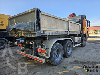Tipper, Crane truck Mercedes-Benz Actros 1844: picture 4