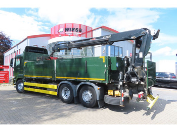 Crane truck, Dropside/ Flatbed truck MAN TGX 26.500 6x2 - Baustoff - Kran HIAB: picture 4