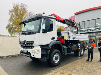 Tipper, Crane truck Mercedes-Benz Arocs 1835 4x4 Meiller Fassi F135 Kran Kipper: picture 2 Tipper, Crane truck Mercedes-Benz Arocs 1835 4x4 Meiller Fassi F135 Kran Kipper: picture 2