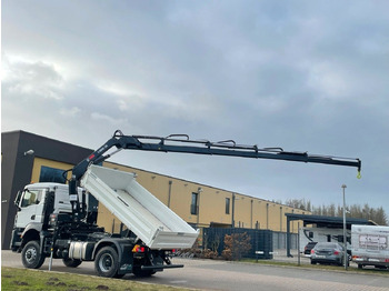 Tipper, Crane truck MAN TGS 18.400 TG3 4x4 Euro6e  Hiab X-HiDuo 138DS-4: picture 3