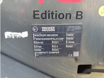 Dumper Wacker Neuson DV90 Dual View: picture 5