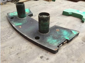 Counterweight for Construction machinery Faun ATF 60-3 counterweight base plate 1,6 ton: picture 2