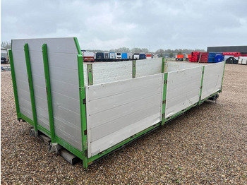 Flatbed body HG Machines Ladfabrik 6,08 mtr til bagmonteret kran: picture 2