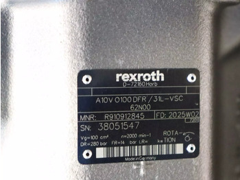 New Hydraulic pump for Material handling equipment REXROTH A10VO100DFR/31L-VSC62N00: picture 4 New Hydraulic pump for Material handling equipment REXROTH A10VO100DFR/31L-VSC62N00: picture 4