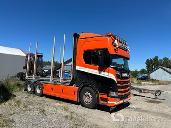 Timmerbil Scania R650B 6X4 NB + Släp on lease Timmerbil Scania R650B 6X4 NB + Släp: picture 1