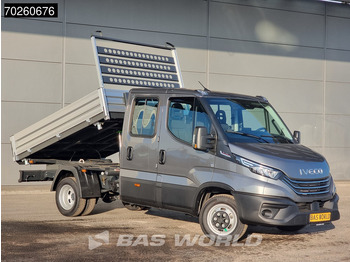 New Tipper van Iveco Daily 35C21 3 zijdige Kipper Dubbel Cabine 210PK 3.0L Dubbellucht Airco Cruise LED Camera Tipper Benne Kieper 2m3 Airco: picture 2