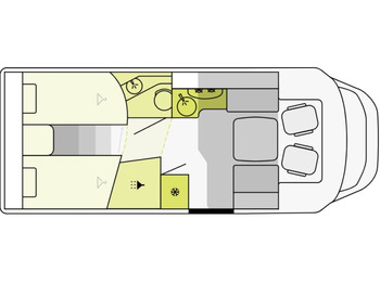 Semi-integrated motorhome ETRUSCO