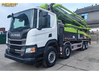 Concrete pump truck ZOOMLION ZOOMLION 2019 ZOOMLION 56X-6RZ 56M Scania P450 8x4【ACHIEVE】TOP CONDITION!!!: picture 2