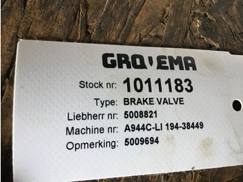 Valve Liebherr Brake Valve: picture 3
