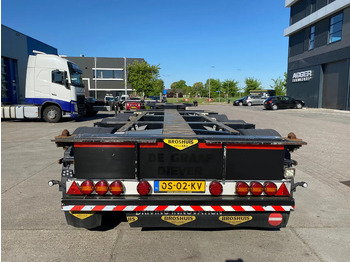 Container transporter/ Swap body semi-trailer Broshuis MFCC-HD / 2x Extendable / Disc Brakes /1x lift Axle / 45FT: picture 2